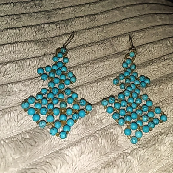 Turquoise earrings - Picture 1 of 1